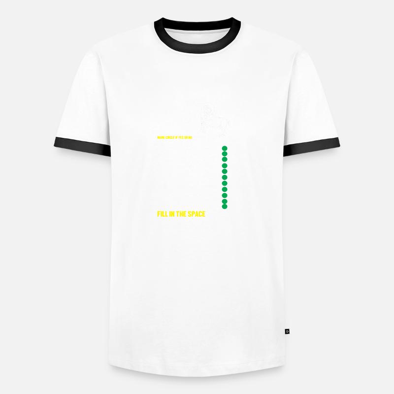 Sternzeichen Widder Männer Kontrast-T-Shirt