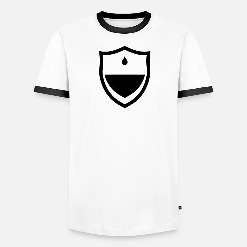 Bouclier T-shirt contrasté Homme