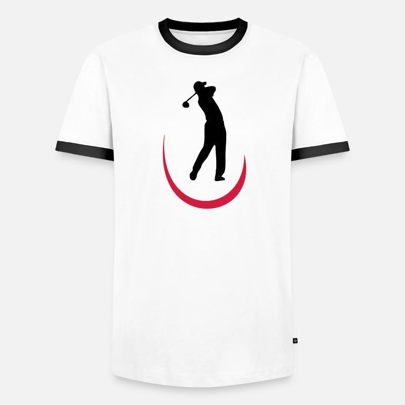 golf T-shirt contrasté Homme