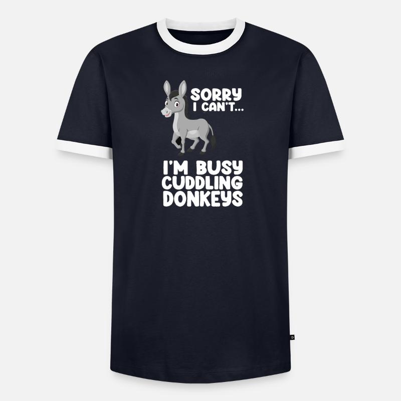 Bébé âne drôle de mulet dicton T-shirt contrasté Homme