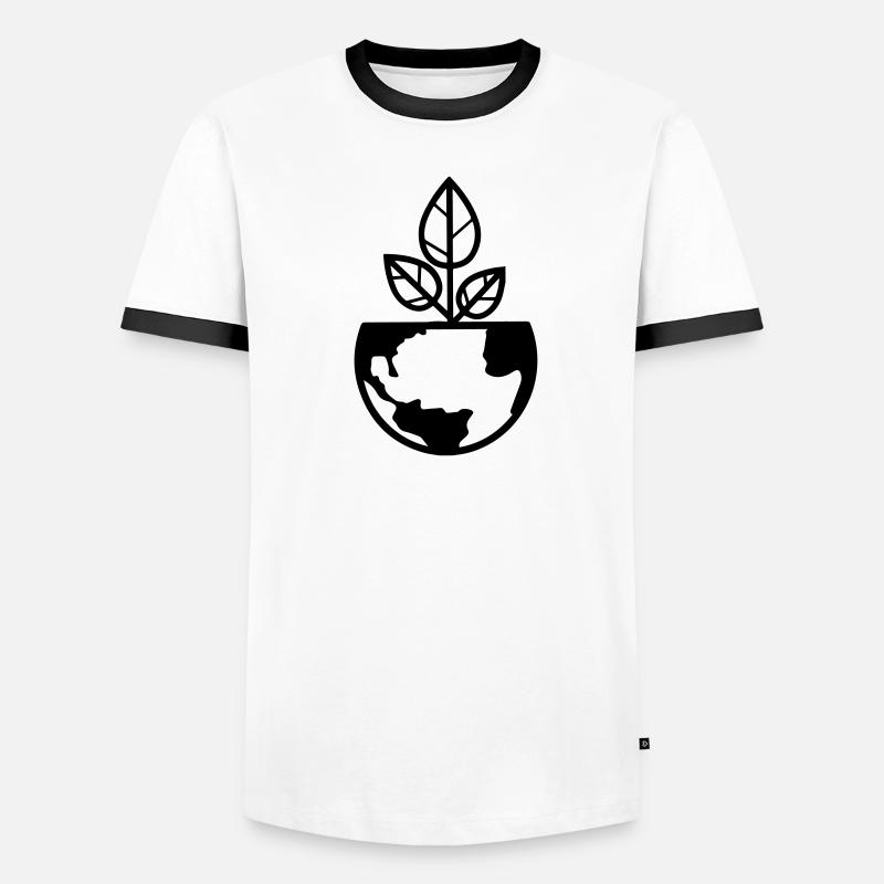 Planet Earth Men's Ringer Shirt