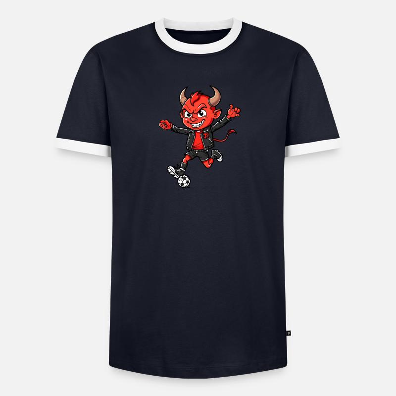 Red Devil Men's Ringer Shirt