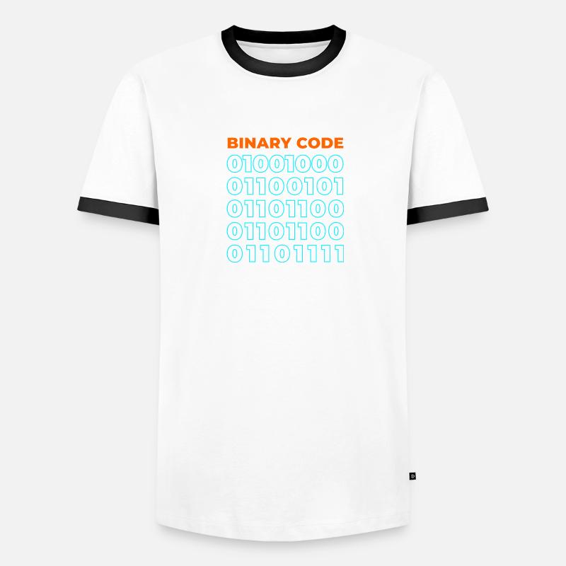 Binary code Men's Ringer Shirt
