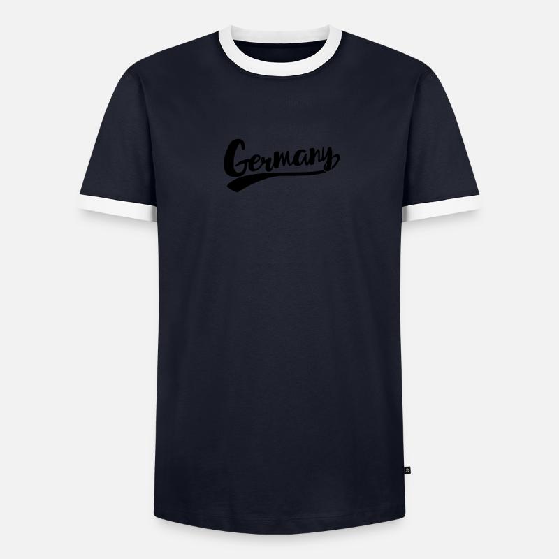 Germany - Germany logo Men's Ringer Shirt