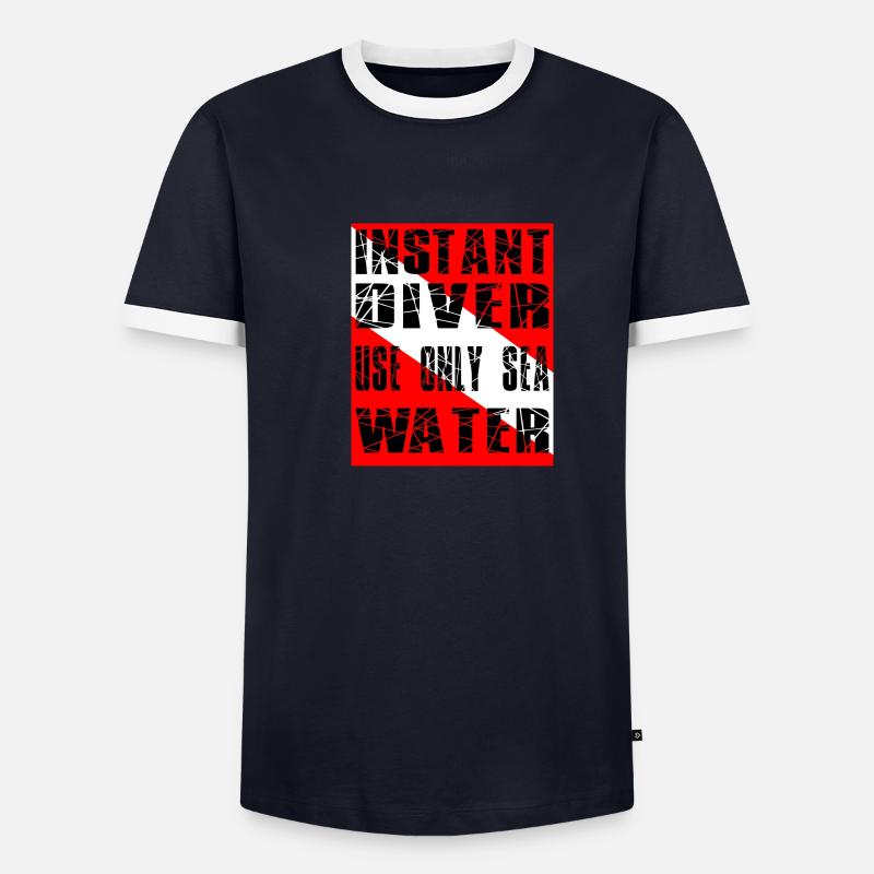 DIVER DE L’INSTANT T-shirt contrasté Homme