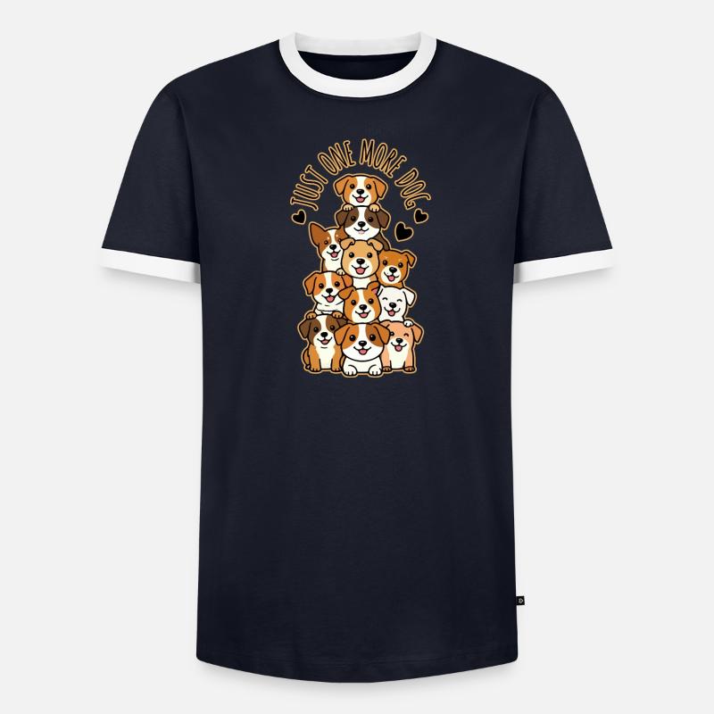 Just One More Dog Stack - Men's Ringer Shirt - undefined