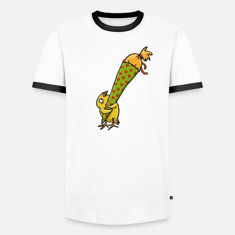 Chicks with school cone Men's Ringer Shirt