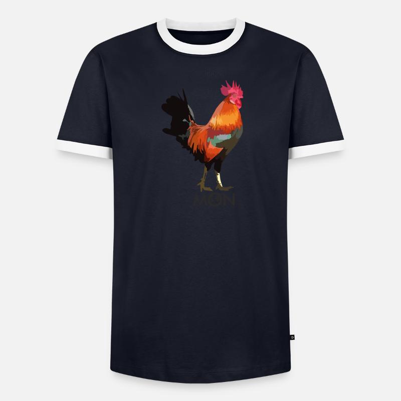 Coq T-shirt contrasté Homme