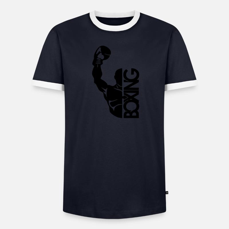 boxe T-shirt contrasté Homme