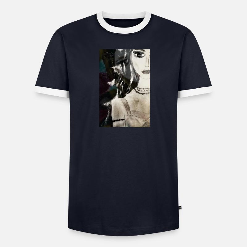 https://www.instagram.com/goldenvsilver/?hl=fr T-shirt contrasté Homme