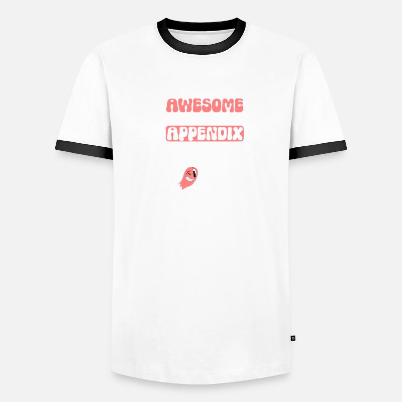 Appendicectomie Appendicite T-shirt contrasté Homme