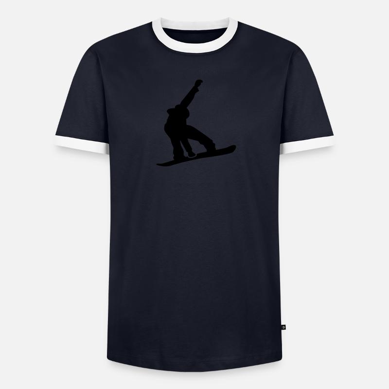 Snowboard T-shirt contrasté Homme