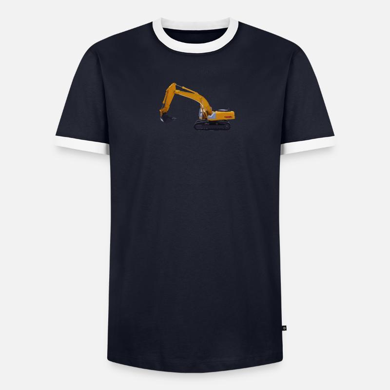 pelleteuse Männer Kontrast-T-Shirt