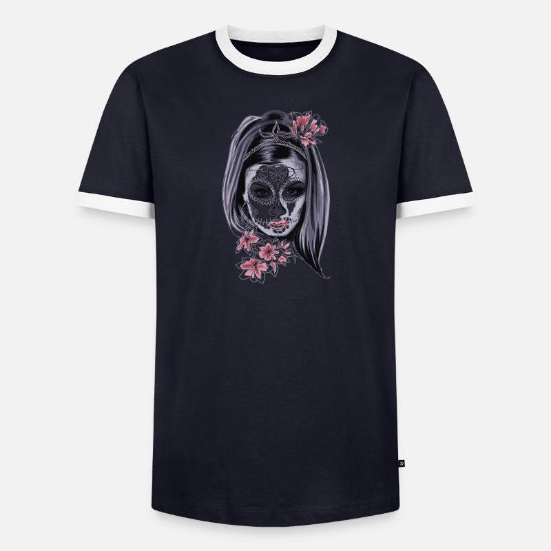 masque T-shirt contrasté Homme