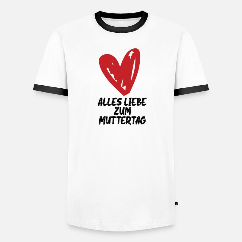 Mutter Spruch Geschenk Mama Muttertag Männer Kontrast-T-Shirt