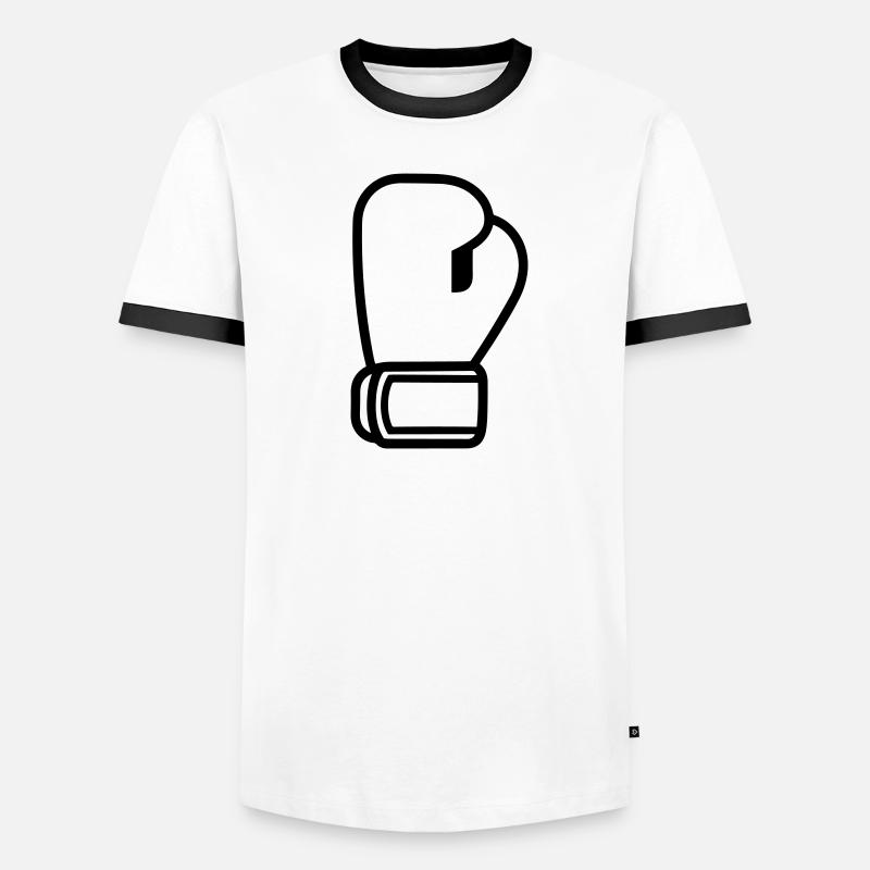 Boxhandschuh Männer Kontrast-T-Shirt