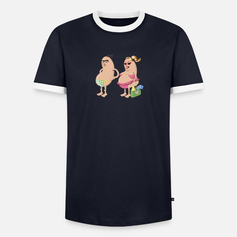 sentiments d'été T-shirt contrasté Homme