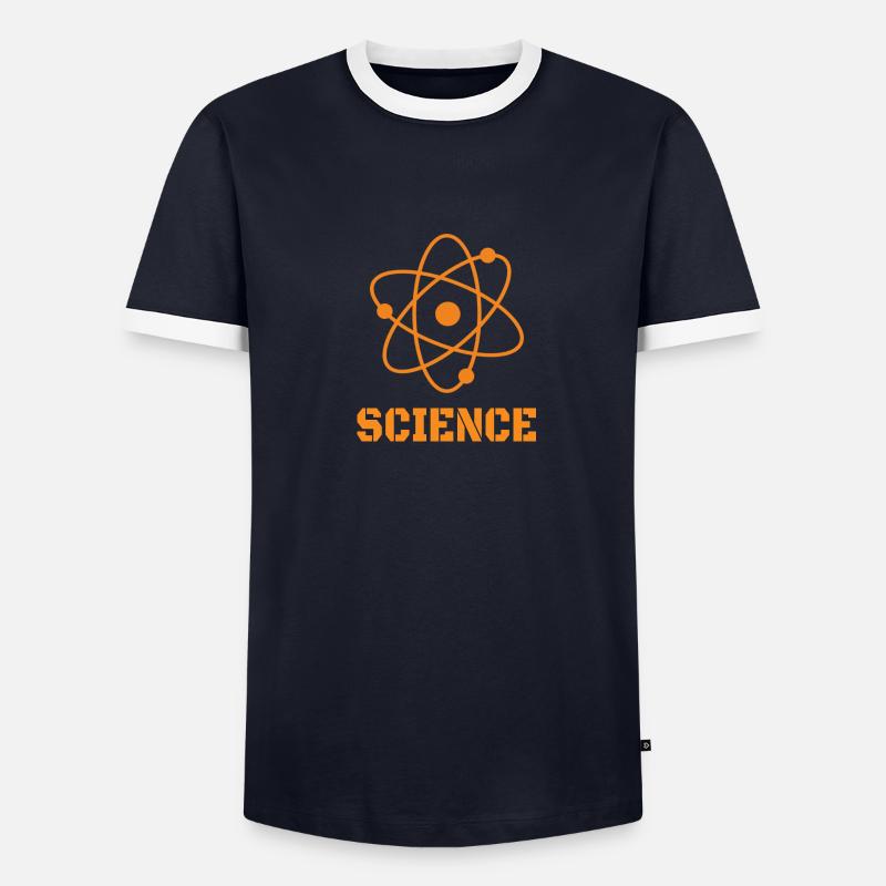 Physique: Science Atom T-shirt contrasté Homme