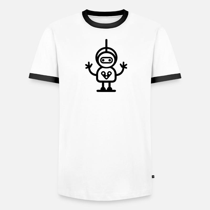 Petit robot T-shirt contrasté Homme