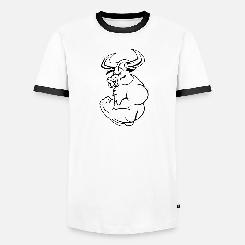 strong_taurus_01 T-shirt contrasté Homme