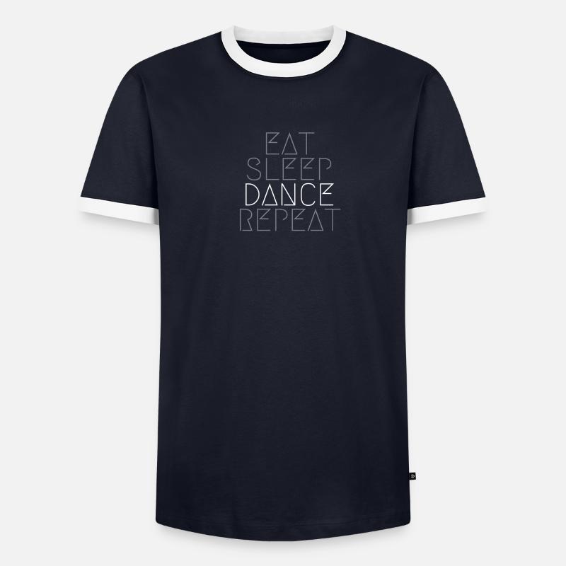 Eat Sleep Dance Repeat Design Gift Men's Ringer Shirt