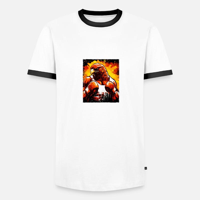 Boxe Eagle Animal Boxer T-shirt contrasté Homme
