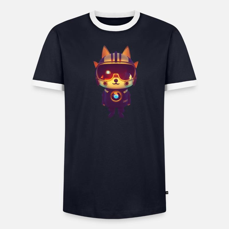 Chien de l’espace T-shirt contrasté Homme