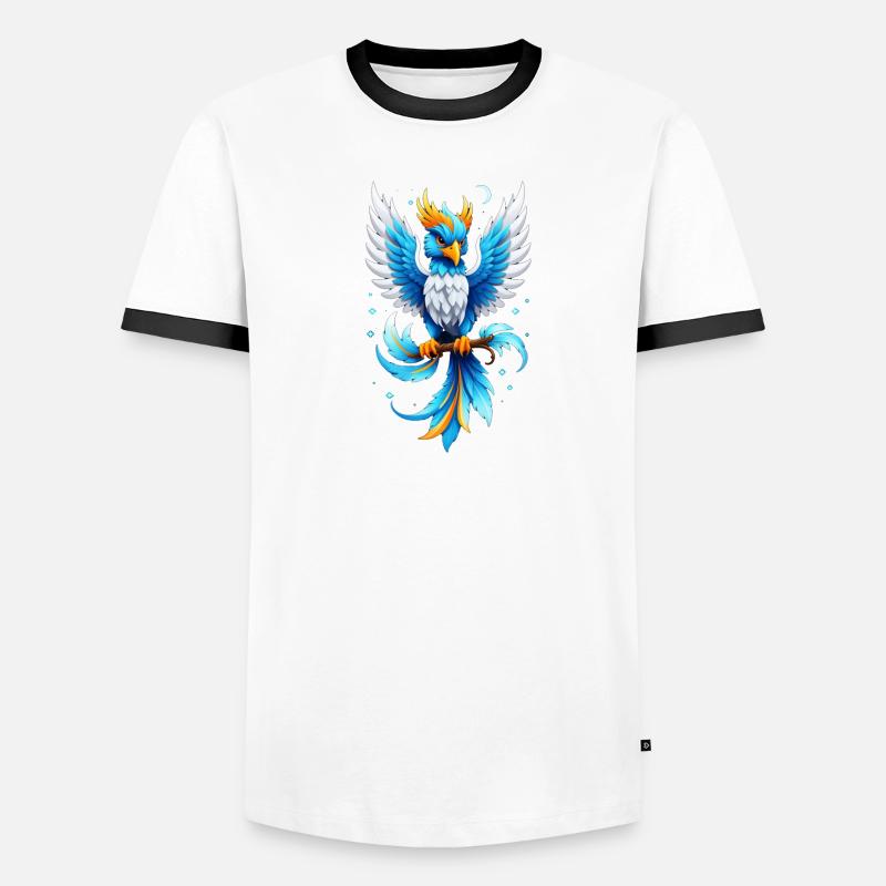 phenix - phoenix - oiseau de feu T-shirt contrasté Homme