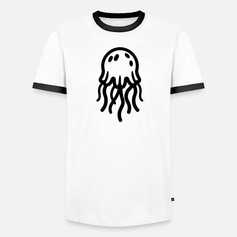 Méduse T-shirt contrasté Homme