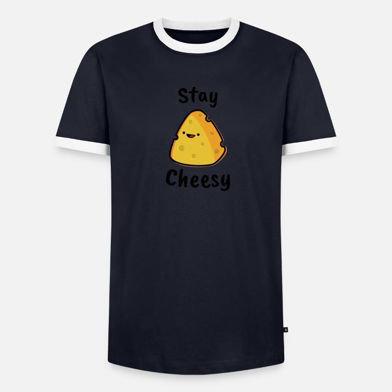 Bleib kitschig Männer Kontrast-T-Shirt