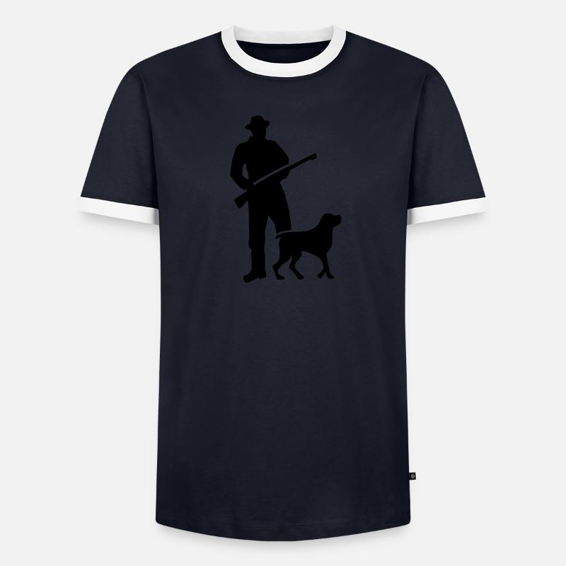 Chasseur T-shirt contrasté Homme