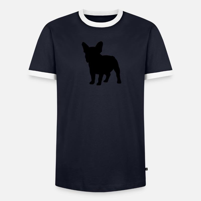 Frenchie T-shirt contrasté Homme