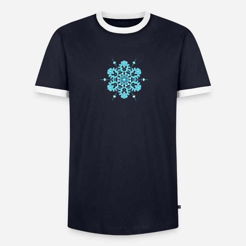 snowflake Men's Ringer Shirt