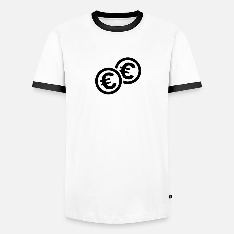 Geld Männer Kontrast-T-Shirt