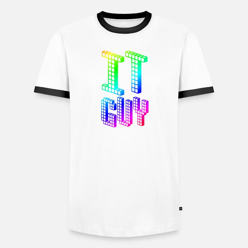 IT GUY | Nerd | Computer | Informatik Männer Kontrast-T-Shirt