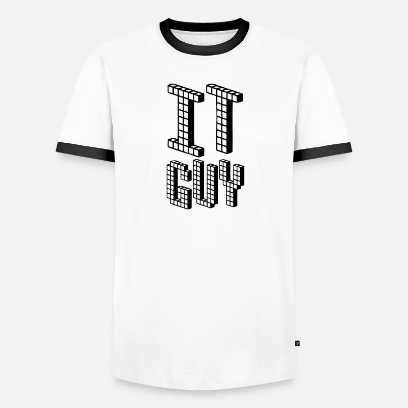 IT GUY | Nerd | Computer | Informatik Männer Kontrast-T-Shirt