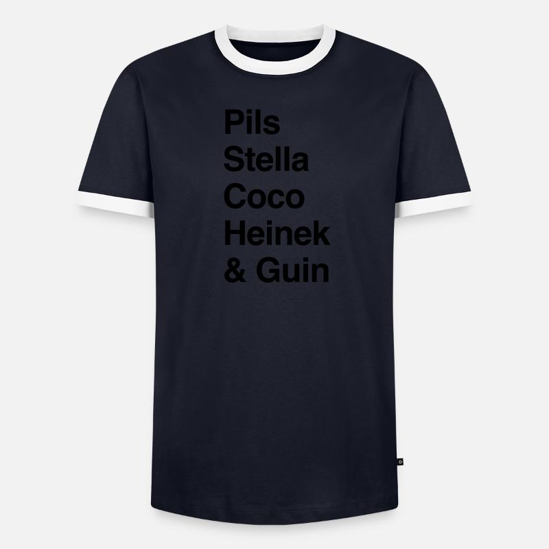 Bière T-shirt contrasté Homme