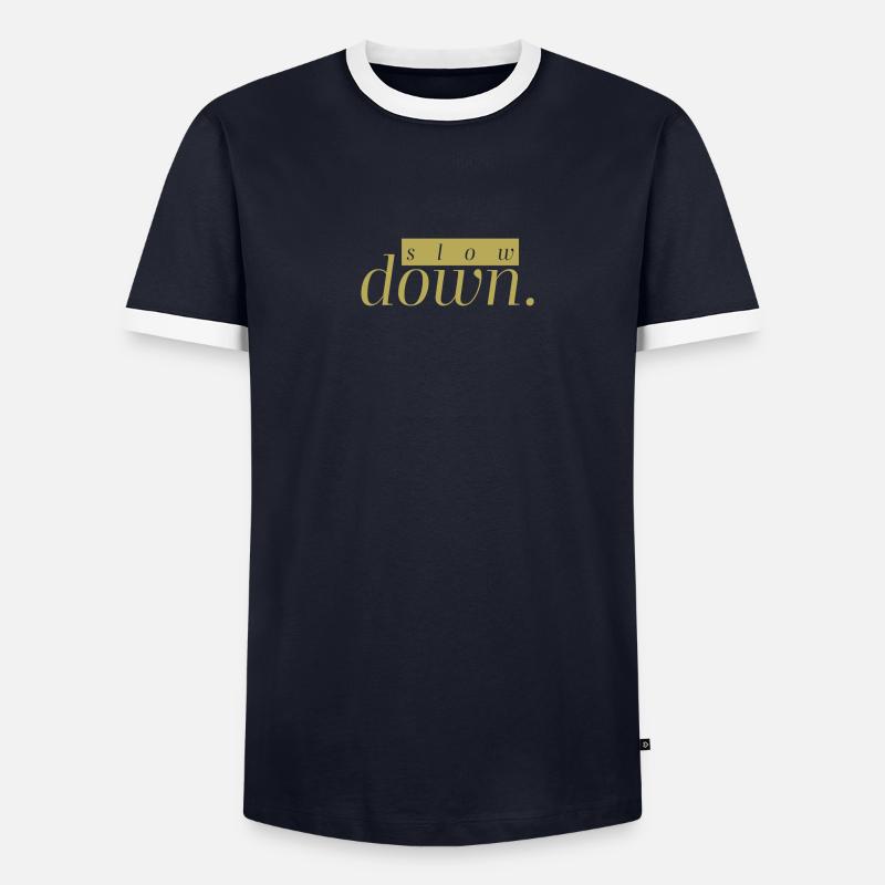 slow down Men's Ringer Shirt
