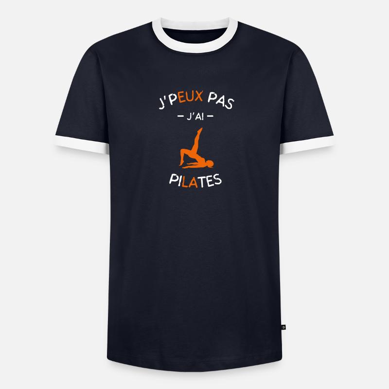 J peux pas j ai Pilates T-shirt contrasté Homme