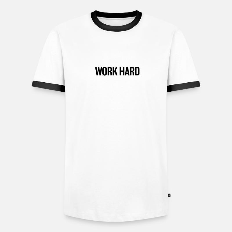 Work hard Men's Ringer Shirt