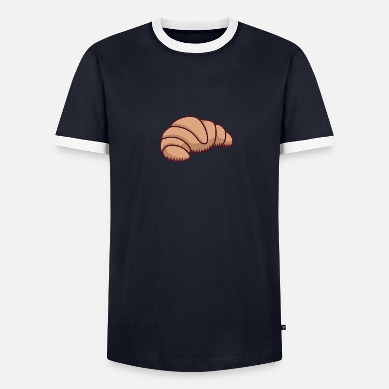 Hörnchen Männer Kontrast-T-Shirt