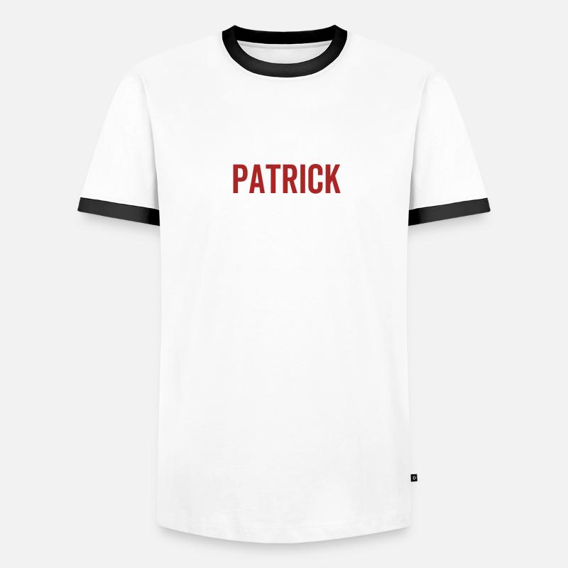 Pas de Patrick Pas de vie T-shirt contrasté Homme