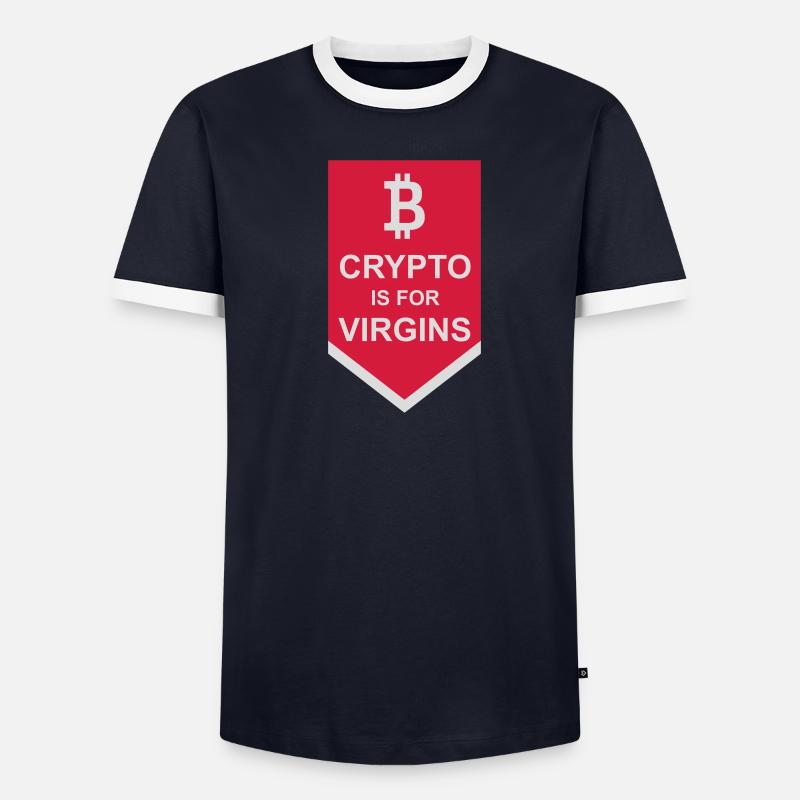 Crypto est pour les vierges T-shirt contrasté Homme