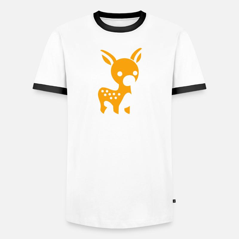 roe deer Men's Ringer Shirt