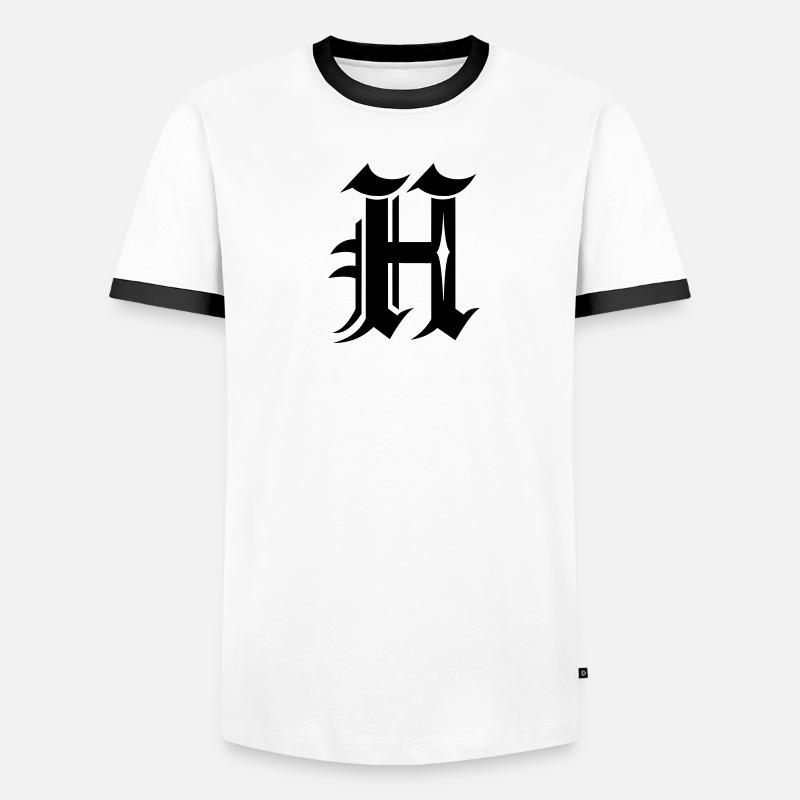H T-shirt contrasté Homme