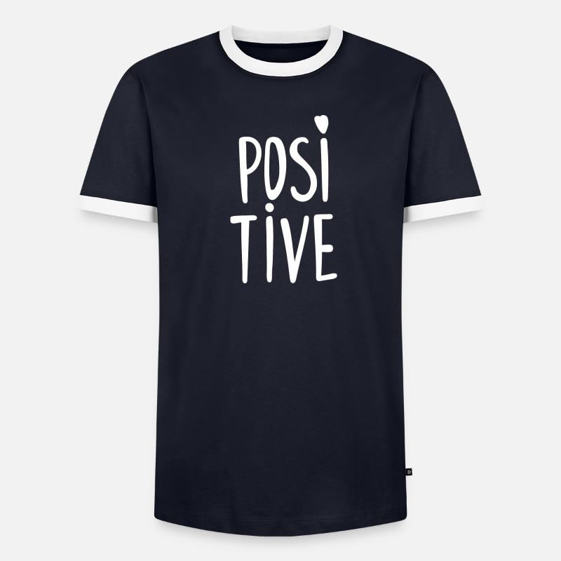 Positif T-shirt contrasté Homme