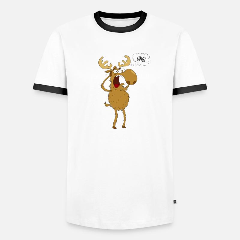 Frightened Moose Men's Ringer Shirt