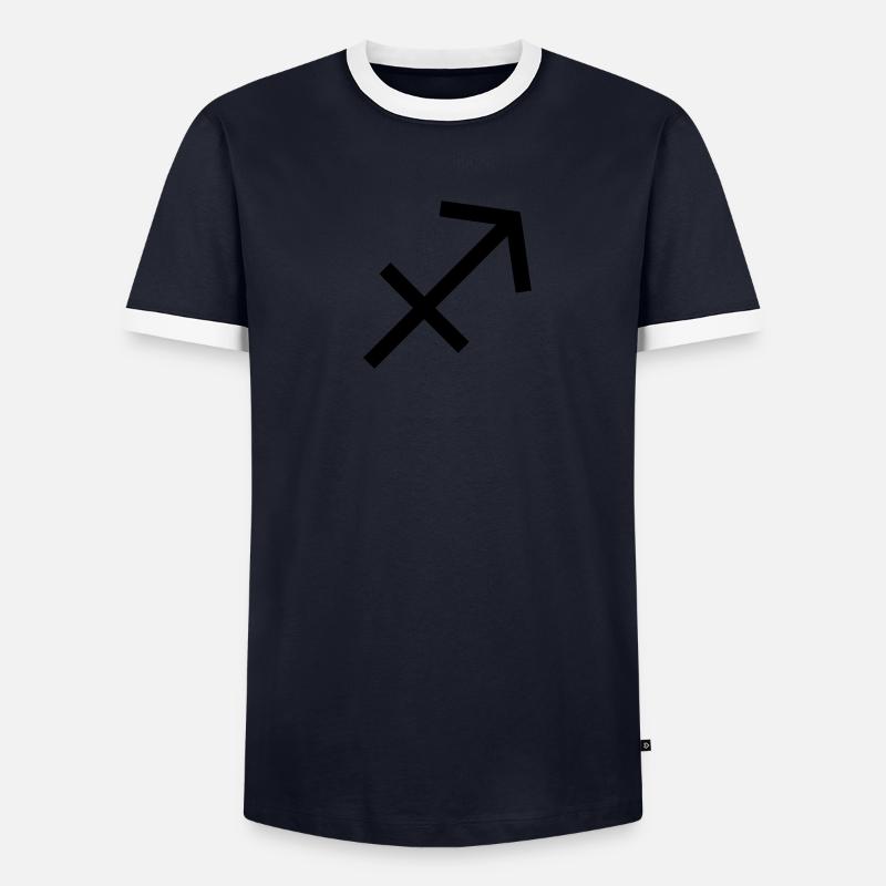 Sagittaire T-shirt contrasté Homme