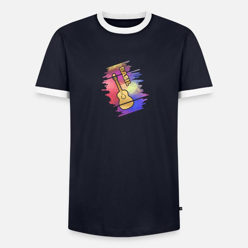 Guitar Basil Men's Ringer Shirt