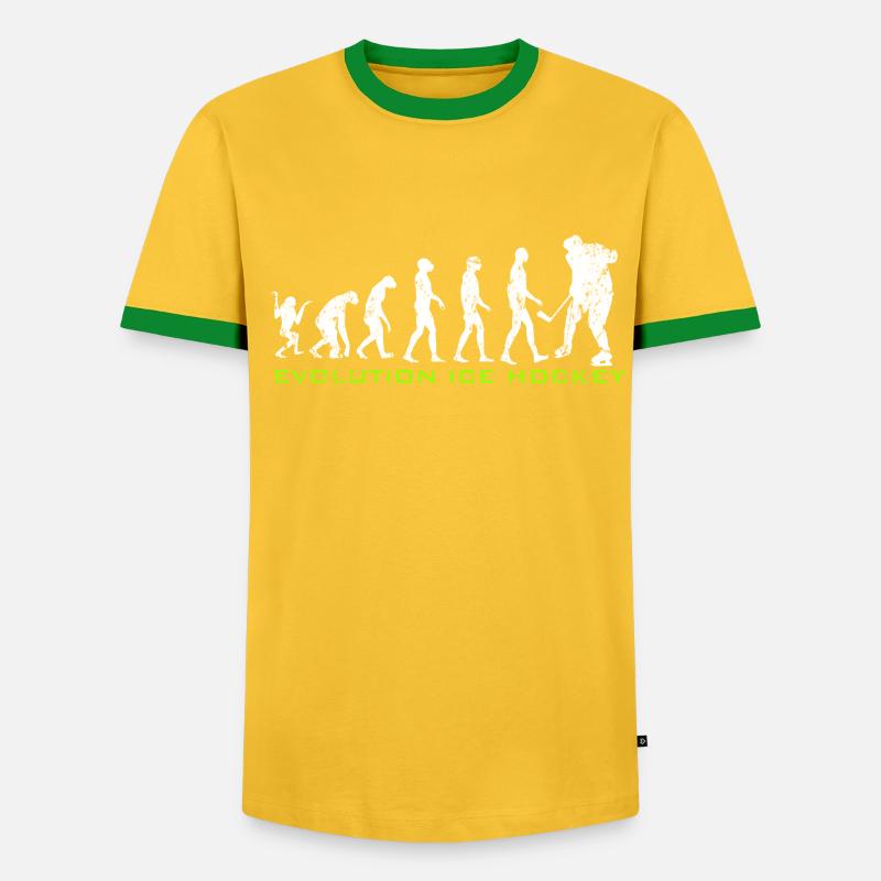 Evolution Eishockey - Männer Kontrast-T-Shirt - undefined